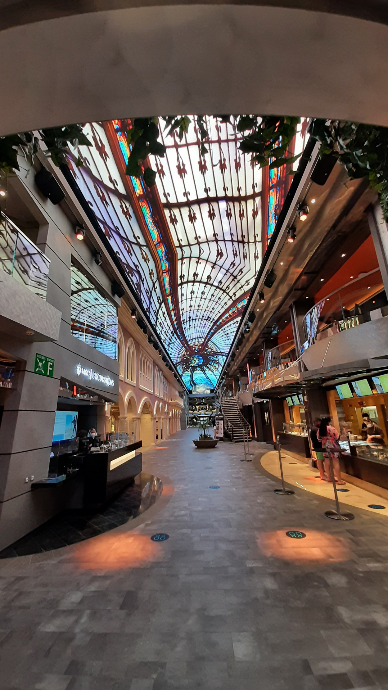 Прогулочная галерея MSC Grandiosa