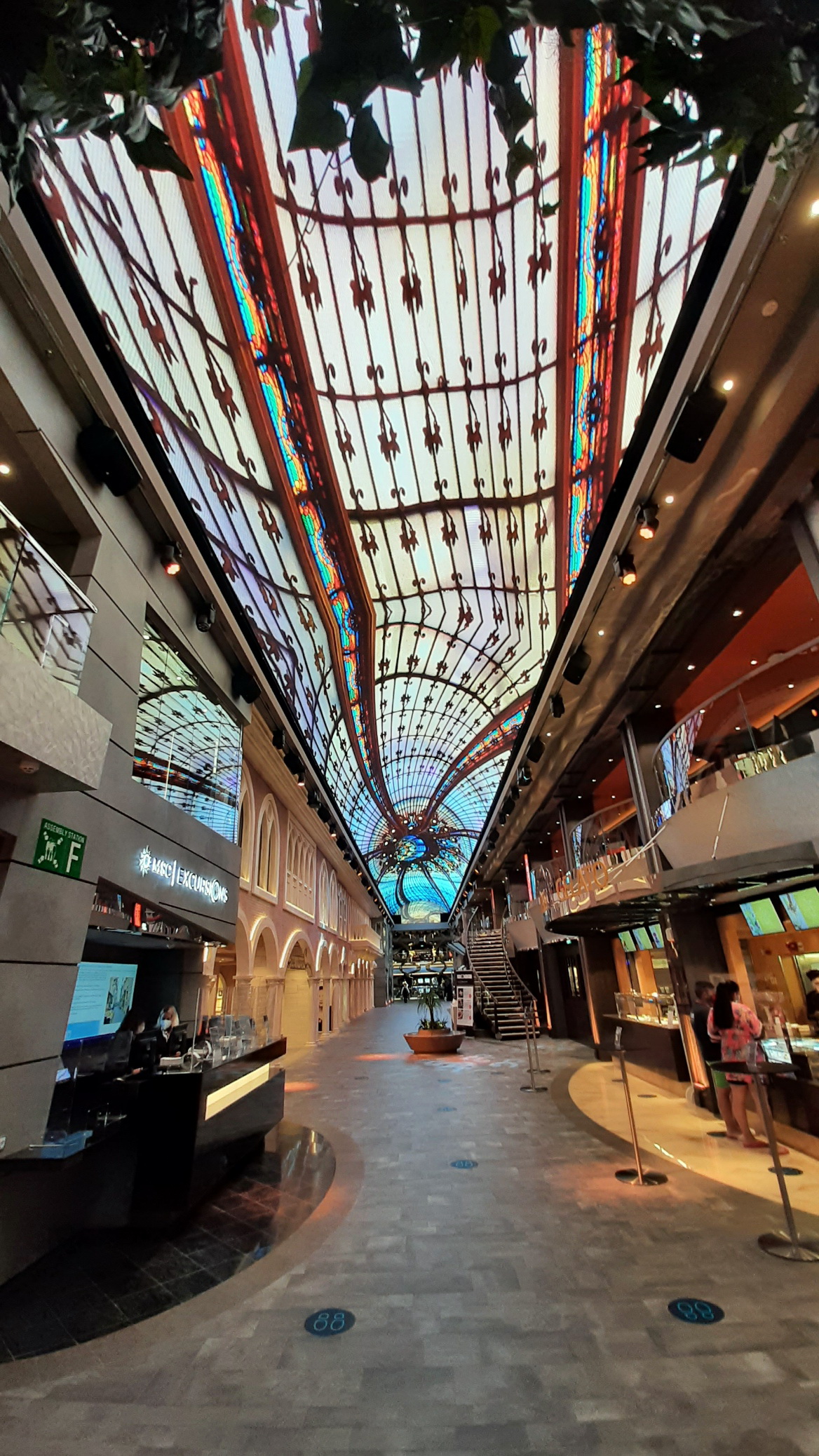 Прогулочная галерея MSC Grandiosa