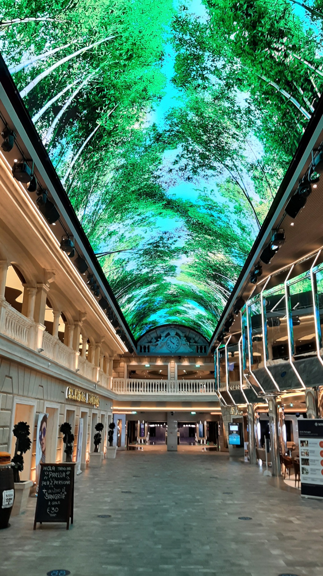 Прогулочная галерея MSC Grandiosa